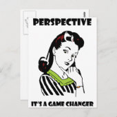 Perspectief - Het is een Game Changer Briefkaart (Voorkant / Achterkant)