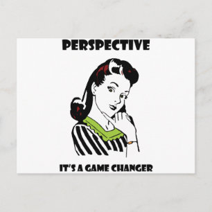 Perspectief - Het is een Game Changer Briefkaart