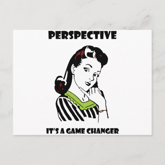Perspectief - Het is een Game Changer Briefkaart (Voorkant)