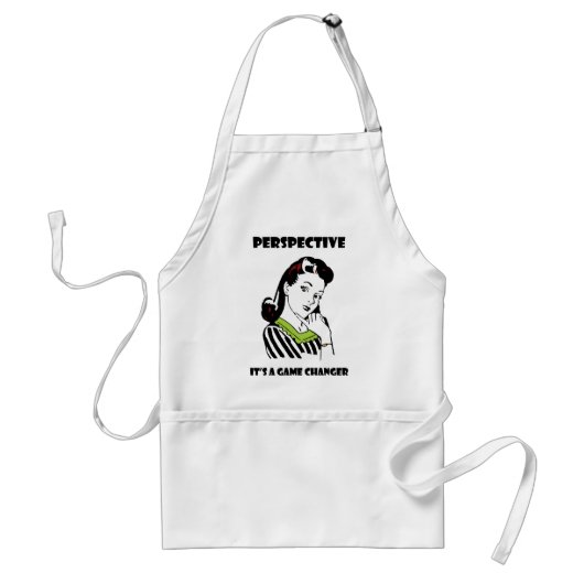 Perspectief - Het is een Game Changer Standaard Schort (Voorkant)