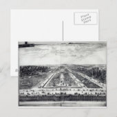 Perspectief Uitzicht van de tuin Briefkaart (Voorkant / Achterkant)