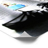 Perspectief van Dancer afdrukken Poster (Hoek)