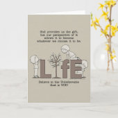 Perspectief van het Leven Kaart (Gele Bloem)