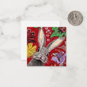 Perspectiefblanco notitiekaarten notitiekaartje (Voorkant / Achterkant in situ)