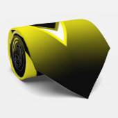 Perspectieftekening voor kleurverloop Bumblebee Stropdas (Opgerold)