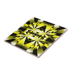 Perspectieftekening voor kleurverloop Bumblebee Tegeltje