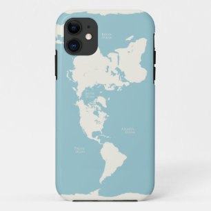 Perspectieven zijn van Wereldkaart iPhone 11 Hoesje