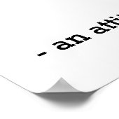 PERSPECTIVE - Affiche d'attitude (Coin)