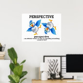 PERSPECTIVE - Affiche d'attitude (Bureau à domicile)