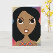 Perspective de la carte de voeux (Fleur jaune)