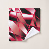 Perspective de puissance rouge Couleur dégradée Ar (Gant de toilette)