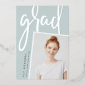 Perspective Foil | Faire-part d'obtention d'une li (Recto)