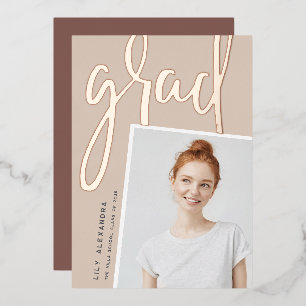 Perspective Foil   Faire-part d'obtention d'une li