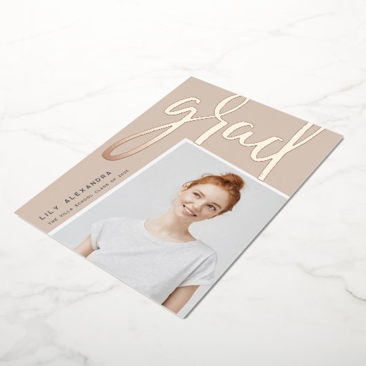 Perspective Foil | Faire-part d'obtention d'une li (Rotation)