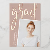 Perspective Foil | Faire-part d'obtention d'une li (Recto)