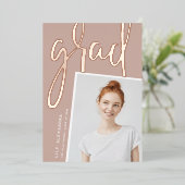 Perspective Foil | Faire-part d'obtention d'une li (Debout devant)
