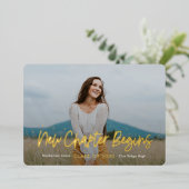 Perspectives positives Foil Graduation Invitation  (Debout devant)