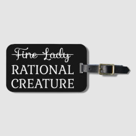 Persuasie Jane Austen - Rationele creatie ik Bagagelabel