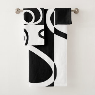 Persuasion linéaire II : noir et blanc Abstrait