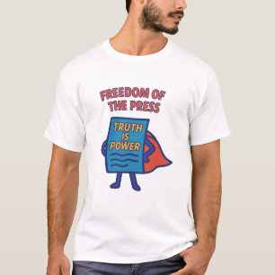 Persvrijheid: waarheid is macht t-shirt