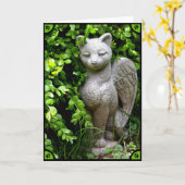 "Perte carte de sympathie de chat" (Fleur jaune)