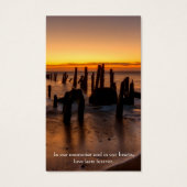 Perte commémorative Coucher du soleil Prière Sympa (Devant)