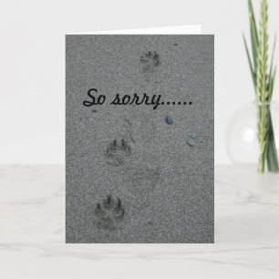 Perte de carte de sympathie d'animal familier
