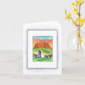 Perte de chat, carte de sympathie pour animaux de  (Fleur jaune)