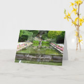 Perte de Frère - avec carte de sympathie la plus p (Fleur jaune)