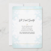 Perte de la carte de sympathie amicale précieuse (Dos)