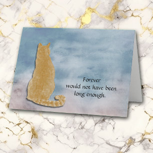 Perte de la carte de Sympathie de chat Tabby-Chat