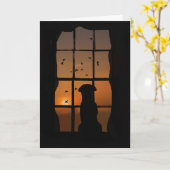 Perte de la carte de sympathie de chien (Fleur jaune)