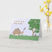 Perte de la carte de sympathie de la tortue des an (Fleur jaune)