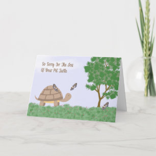 Perte de la carte de sympathie de la tortue des an
