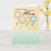 Perte de la carte de sympathie de maman (Fleur jaune)