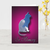 Perte De La Carte De Sympathie Du Chat (Fleur jaune)