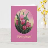 Perte de la carte de sympathie soeur (Fleur jaune)