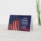 Perte de la carte pliée Sympathie vétéran (Devant)