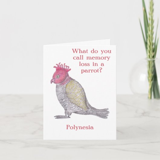 Perte de mémoire amusante Anniversaire ou carte de (Devant)