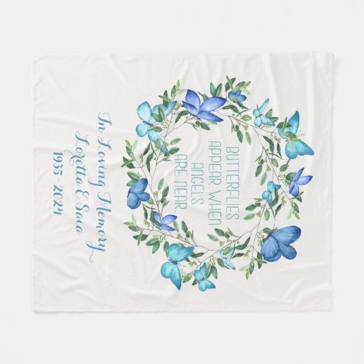 Perte De Mère Papillon Couverture Mémorial Apparaî (Devant (Horizontal))