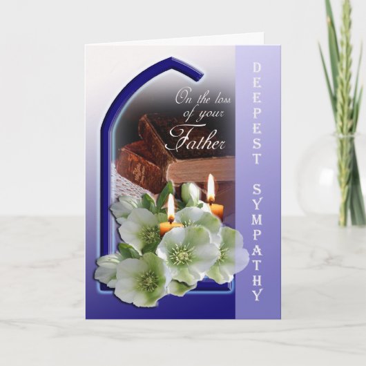 Perte de père - avec carte de sympathie la plus pr (Devant)