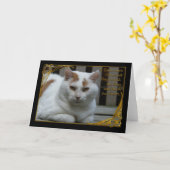 Perte de sympathie de la carte de chat (Fleur jaune)