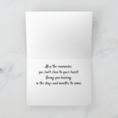 **PERTE DE VOTRE FILS** SYMPATHIE ET CARTE DE SANT (Intérieur)