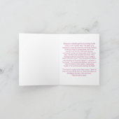 perte d'éléphant-mère carte de sympathie ornée (Intérieur)