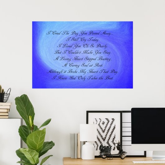 Perte d'une affiche aimée (Bureau à domicile)