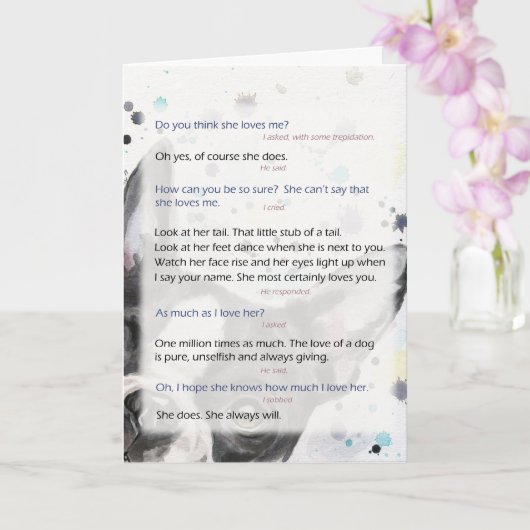 Perte d'une carte d'animal (Orchidée)