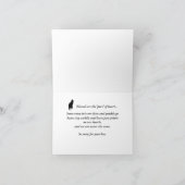 Perte d'une carte de sympathie de chat (Intérieur)