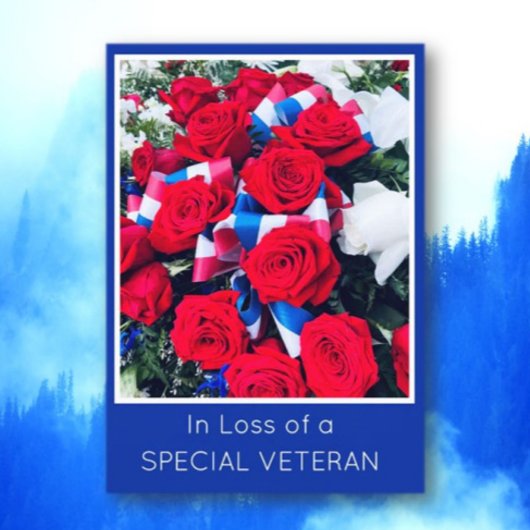 Perte d'une carte de sympathie spéciale pour vétér