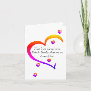 Perte d'une carte de voeux pour animal de compagni