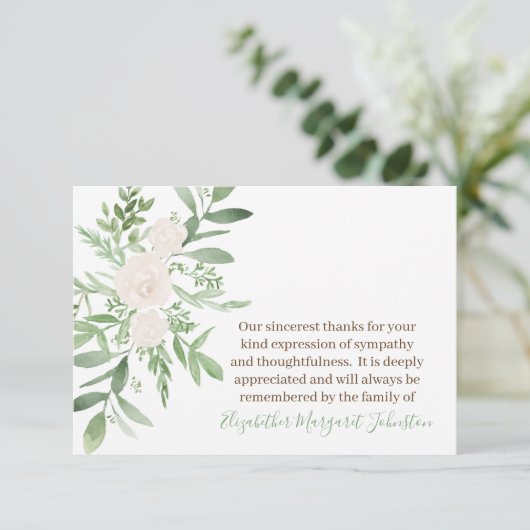 Perte funèbre florale élégante de Merci (Debout devant)